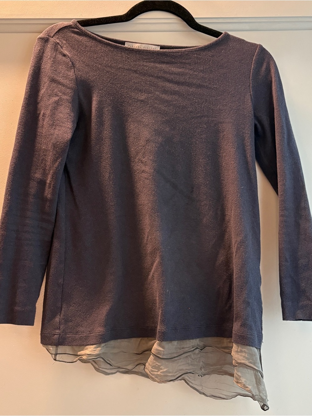 Fabiana Filippi Layered Hem top